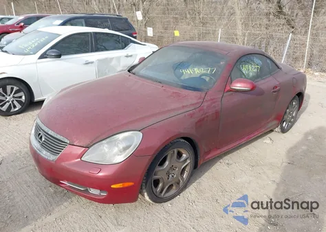 2007 Lexus Sc 430 z USA, uszkodzony, nr VIN JTHFN45Y879015674